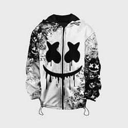 Куртка с капюшоном детская Marshmello, цвет: 3D-черный
