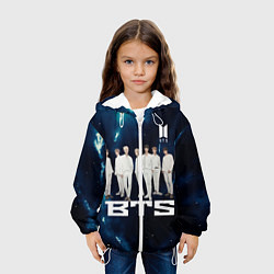 Куртка с капюшоном детская BTS, цвет: 3D-белый — фото 2