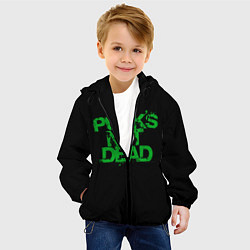 Куртка с капюшоном детская Punks Not Dead, цвет: 3D-черный — фото 2