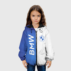 Куртка с капюшоном детская BMW, цвет: 3D-черный — фото 2