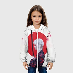 Куртка с капюшоном детская Самурай, цвет: 3D-белый — фото 2