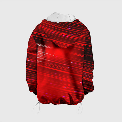 Детская куртка Красный свет / 3D-Белый – фото 2