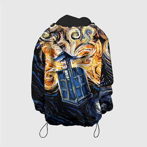 Детская куртка Van Gogh Tardis / 3D-Черный – фото 2