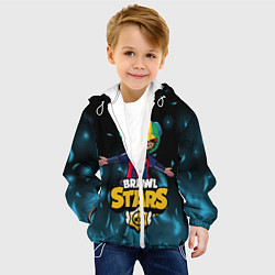 Куртка с капюшоном детская Leon Messi Brawl Stars, цвет: 3D-белый — фото 2