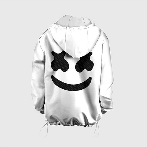 Детская куртка Marshmello Спина / 3D-Белый – фото 2