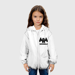 Куртка с капюшоном детская Marshmello Спина, цвет: 3D-белый — фото 2