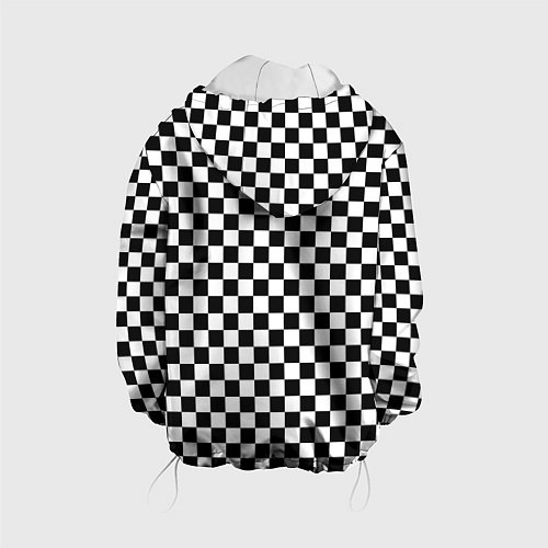 Детская куртка Шахматка мелкая / 3D-Белый – фото 2
