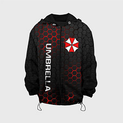 Куртка с капюшоном детская UMBRELLA CORP, цвет: 3D-черный