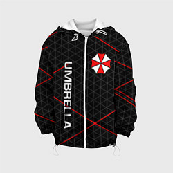 Куртка с капюшоном детская UMBRELLA CORP, цвет: 3D-белый