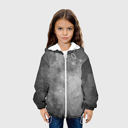Куртка с капюшоном детская ЛУНА, цвет: 3D-белый — фото 2