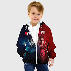 Куртка с капюшоном детская Resident Evil 2, цвет: 3D-белый — фото 2