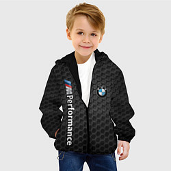 Куртка с капюшоном детская BMW PERFORMANCE, цвет: 3D-черный — фото 2