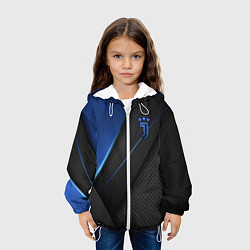 Куртка с капюшоном детская Juventus F C, цвет: 3D-белый — фото 2
