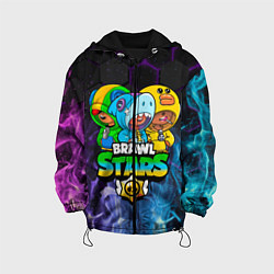 Куртка с капюшоном детская Brawl Stars Leon Trio, цвет: 3D-черный