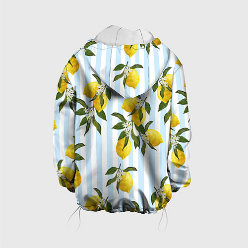 Детская куртка Лимоны / 3D-Белый – фото 2
