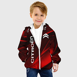 Куртка с капюшоном детская CITROEN, цвет: 3D-белый — фото 2