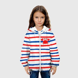 Куртка с капюшоном детская Крабик, цвет: 3D-белый — фото 2