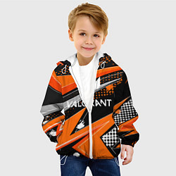Куртка с капюшоном детская Valorant, цвет: 3D-белый — фото 2