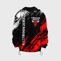 Куртка с капюшоном детская CHICAGO BULLS, цвет: 3D-черный