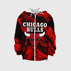 Куртка с капюшоном детская CHICAGO BULLS, цвет: 3D-белый