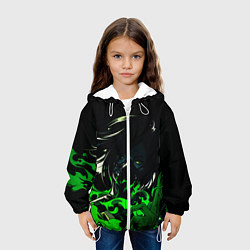 Куртка с капюшоном детская VALORANT VIPER, цвет: 3D-белый — фото 2