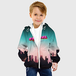 Куртка с капюшоном детская HOTLINE MIAMI, цвет: 3D-белый — фото 2