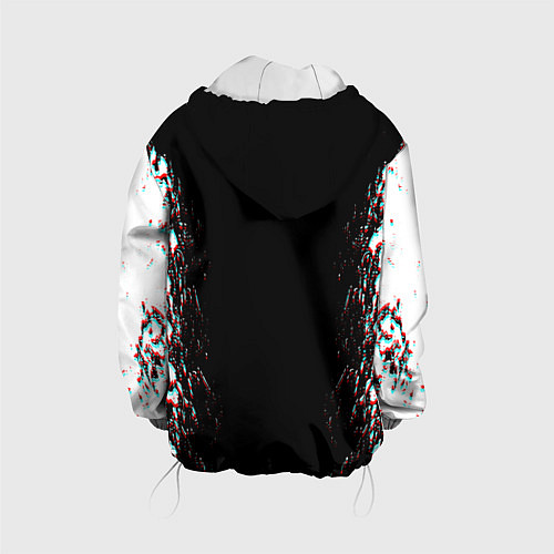 Детская куртка CYBERPUNK 2077 SAMURAI GLITCH / 3D-Белый – фото 2