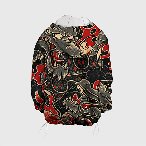 Детская куртка Dsquared tatoo DRAGON / 3D-Белый – фото 2