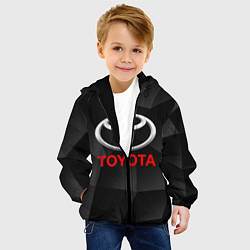 Куртка с капюшоном детская TOYOTA, цвет: 3D-черный — фото 2
