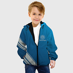 Куртка с капюшоном детская VOLKSWAGEN, цвет: 3D-черный — фото 2
