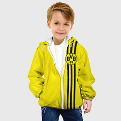 Куртка с капюшоном детская BORUSSIA, цвет: 3D-белый — фото 2