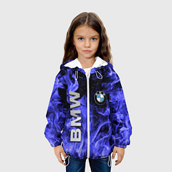 Куртка с капюшоном детская BMW, цвет: 3D-белый — фото 2