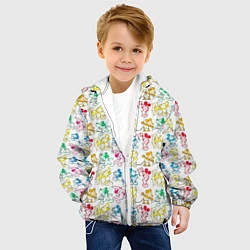 Куртка с капюшоном детская Приключения Микки, цвет: 3D-белый — фото 2