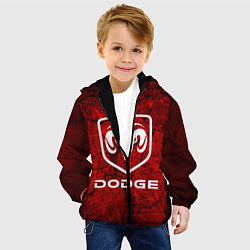 Куртка с капюшоном детская DODGE, цвет: 3D-черный — фото 2
