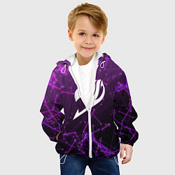 Куртка с капюшоном детская Fairy Tail, цвет: 3D-белый — фото 2