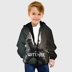 Куртка с капюшоном детская The Witcher, цвет: 3D-черный — фото 2