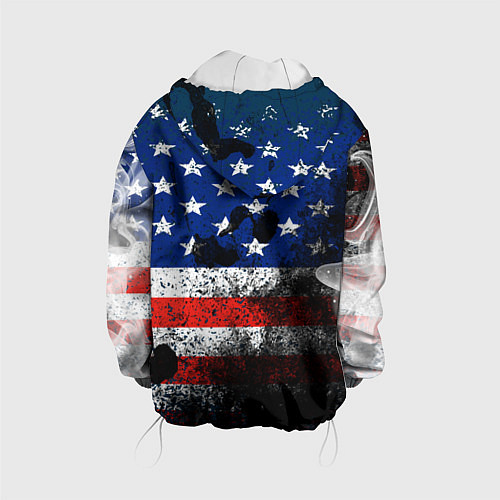 Детская куртка США / 3D-Белый – фото 2