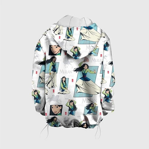 Детская куртка Mulan Pattern / 3D-Белый – фото 2