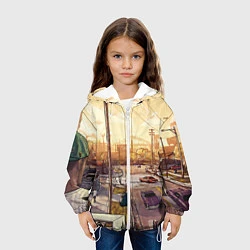 Куртка с капюшоном детская GTA San Andreas, цвет: 3D-белый — фото 2