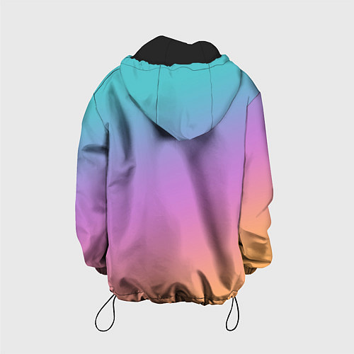 Детская куртка Градиент / 3D-Черный – фото 2