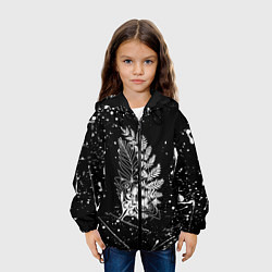 Куртка с капюшоном детская ОДНИ ИЗ НАС ТАТУ ЭЛЛИ, цвет: 3D-черный — фото 2