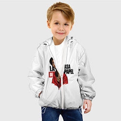 Куртка с капюшоном детская БУМАЖНЫЙ ДОМ, цвет: 3D-белый — фото 2