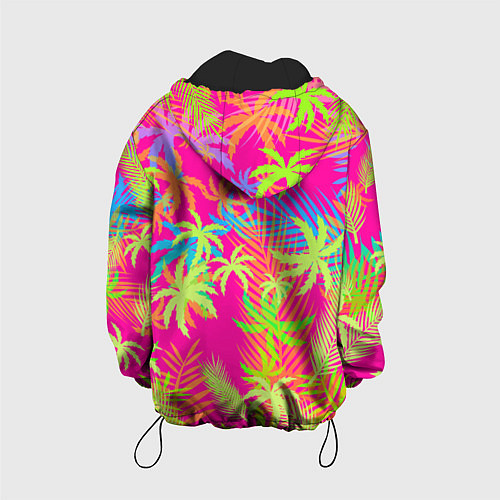 Детская куртка ПАЛЬМЫ ТРОПИКИ / 3D-Черный – фото 2