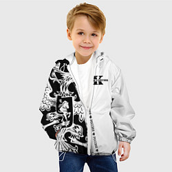 Куртка с капюшоном детская Константин, цвет: 3D-белый — фото 2