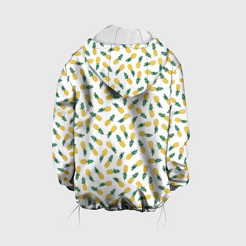 Детская куртка Ананасы / 3D-Белый – фото 2