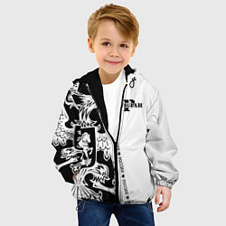 Куртка с капюшоном детская Руслан, цвет: 3D-черный — фото 2