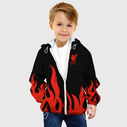 Куртка с капюшоном детская Liverpool F C, цвет: 3D-белый — фото 2