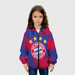 Куртка с капюшоном детская BAYERN MUNCHEN, цвет: 3D-черный — фото 2