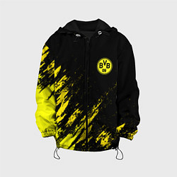 Куртка с капюшоном детская BORUSSIA, цвет: 3D-черный
