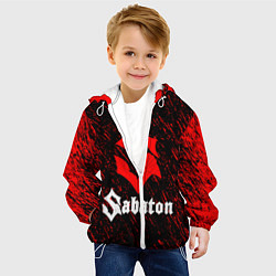 Куртка с капюшоном детская Sabaton, цвет: 3D-белый — фото 2